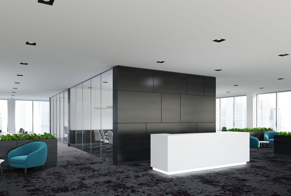 Ковровая плитка Associated Weavers Macro Tile цвет 97 Thunder 500×500×6 фото в интерьере